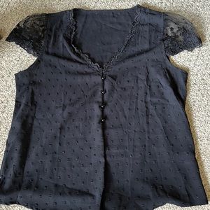 Black Lacey blouse